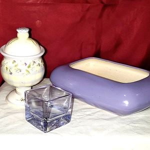 Ceramic Lavender Planter Group